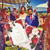 Rosa Blumen Rotes Gold Hochzeit