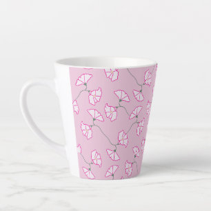 Rosa Blumen Tasse