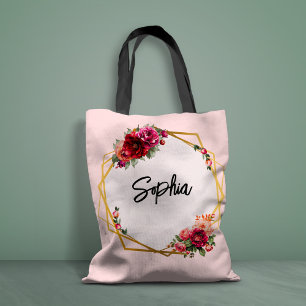 Rosa Blumen und Imitate Goldhochzeit