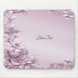 Rosa Blumenblättermousepad Mousepad