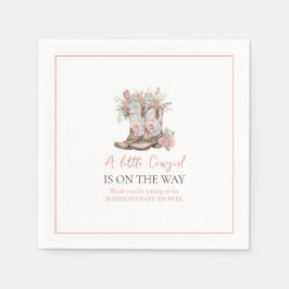 Rosa Blumencowgirl Stiefel und Green Bay Dusche Serviette