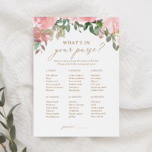 Rosa Blumendusche, was in Ihrem Handschuh steckt Einladung