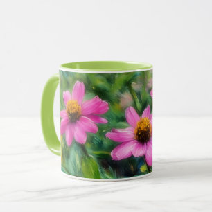 Rosa Blumengarten Tasse Cup