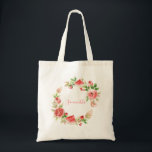 Rosa Blumengrün Girl Babydusche Tragetasche<br><div class="desc">Pink Rose Blumengrün Girl Baby Duschturm Tasche - Adorable und niedliche Tasche mit blumenrosa Rose. Alle Texte sind so vorbereitet,  dass Sie Ihre Daten schnell und einfach personalisieren können.</div>