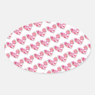 Rosa Blumenhörnchen-Umschlag Aufkleber