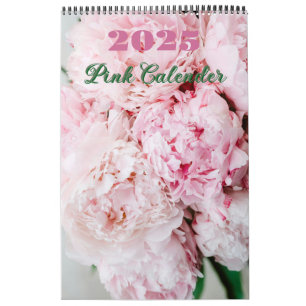 Rosa Blumenkalender 2025 Kalender