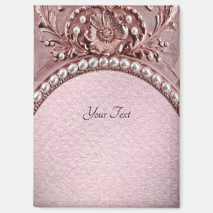 Rosa Blumenmagnet Magnet