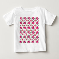 Rosa Blumenmuster Design-29500 Plus Size T - Shirt