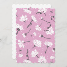 Rosa Blumenmuster-Design - Elegante Blume Art