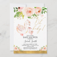 Rosa Blumenmutter Duck Duckling Babydusche