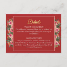 Rosa Blumenperle Moderne chinesische Hochzeitsdeta