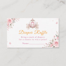 Rosa Blumenprinzessin Karosse Baby Mädchen Dusche