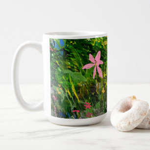 Rosa BlumenTasse Kaffeetasse