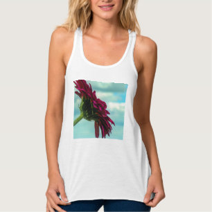 Rosa Blumenweste Tank Top