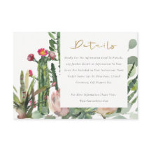 Rosa Blumenwüste Kakteen Foliage Hochzeitdetails