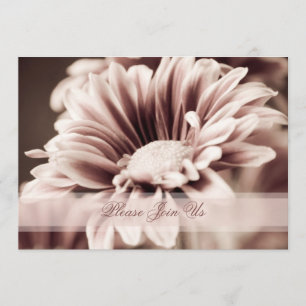 Rosa Blumenzwiebelwochenende Einladung zur Erneuer