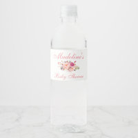 Rosa Blush Bloral Baby Dusche