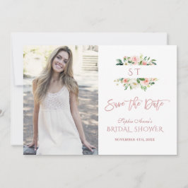 Rosa Blush Rose Gold Foto Brautparty Save The Date