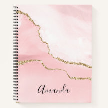 Rosa Blush Tor mit Gold Ribbon Elegant