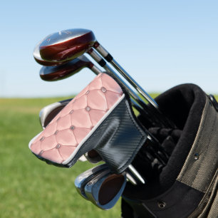 Rosa Blush Tuflische Satin Elegant Golf Headcover