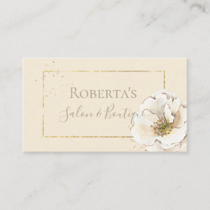 Rosa Blush Wild Rose Business Card Visitenkarte