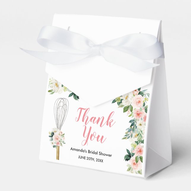 Rosa Blüte bald weg vom Brautparty Geschenkschachtel (Vorderseite)