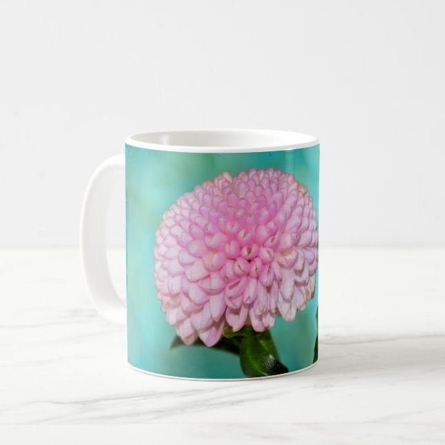 Rosa Blüte Kaffeetasse (Vorderseite Links)