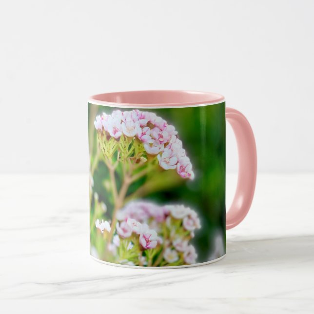 Rosa Blüte Tasse (VorderseiteRechts)
