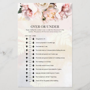 Rosa Blüte über oder unter Bridal