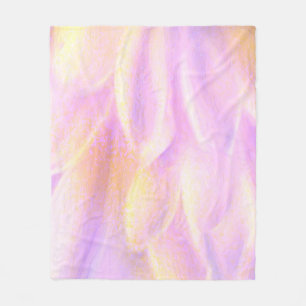 Rosa Blüten Fleece-Decke Fleecedecke