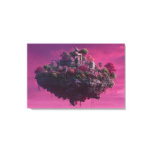 Rosa Blüten-Himmel-Zitadelle