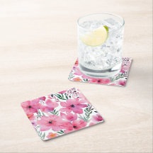 Rosa Blütenblätter | Aquarell Blumen Gemalt