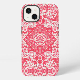 Rosa Blütenblätter auf Kilim-Träumen iPhone 13 Hülle