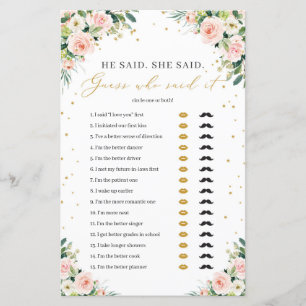 Rosa Blütenblume, sagte er: "Brautspiel"