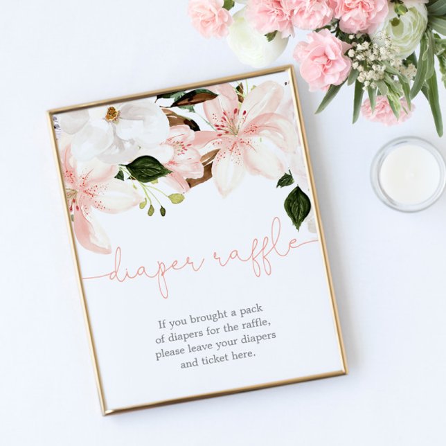 Rosa Blütenblütendusche Poster (Von Creator hochgeladen)