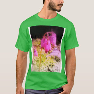 rosa blutende Herzen 5 getönt T-Shirt