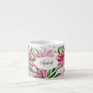 Rosa Blütenfarbe Espressotasse