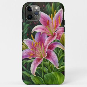 Rosa Blütengarten Art Phone Case