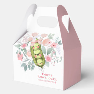 Rosa Blütengarten Süßerbse in Pod-Kinderdusche Geschenkschachtel