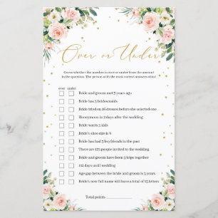 Rosa Blütengold von Boho über oder unter dem Spiel