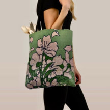 Rosa Blütenkaskade-Tasche