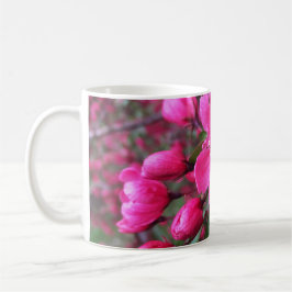 Rosa Blütenkrabapfel Kaffeetasse