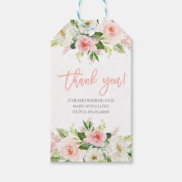 Rosa Blütenmädchen Geschenkanhänger