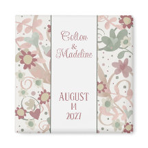 Rosa Blütenspass Personalisierte Inspirivity Weddi