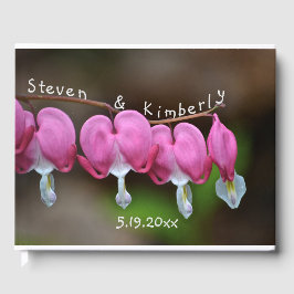Rosa Blutungen Herz Gästebuch