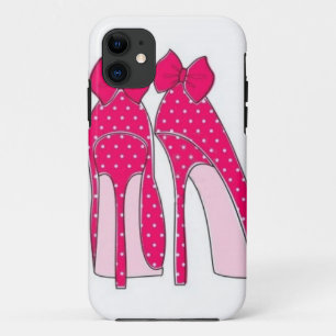 Rosa Bogen-Stilett-Heels iPhone 5/5s Fall 11 Hülle