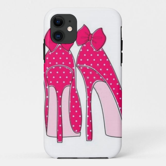 Rosa Bogen-Stilett-Heels iPhone 5/5s Fall Case-Mate iPhone Hülle (Rückseite)