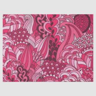 Rosa Bohemisches Boho MOD Hippy Chic-Muster Seidenpapier