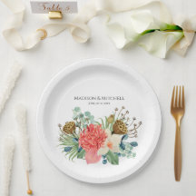 Rosa Boho-Wildblumen-Wasserfarben-Brautstrauß-Hoch