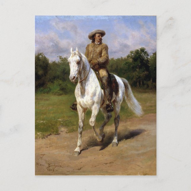 Rosa Bonheur Col. William F. Cody (Buffalo Bill) Postkarte (Vorderseite)
